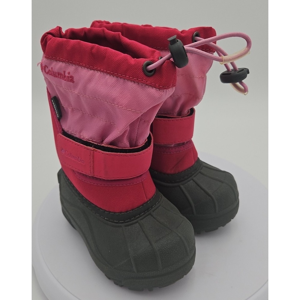 COLUMBIA Kids Pink Powderbug‎ Plus II *NWOB* Toddler Kids SLIP ON Snow Boot Sz 6